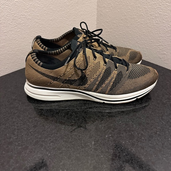 Nike Other - Nike Flyknit Trainer Golden Beige Men’s Size 13 – Excellent